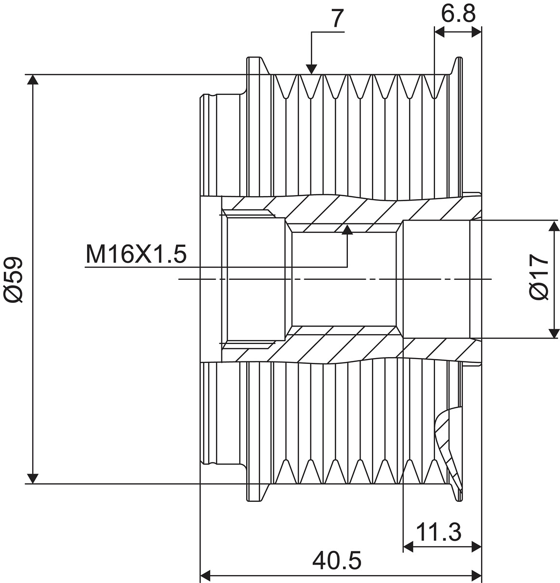 VALEO PULEGGIA RL NISSAN TERRANOII OPEL MOVANO